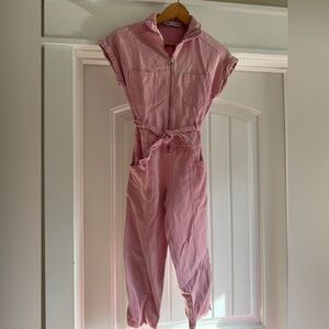 Zara pink overalls